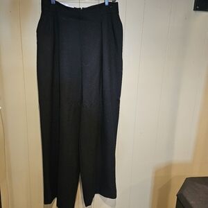 Alex de Bolzan Women's Tailored Wool Pants, Wide Leg, Special Occasions, Size 16